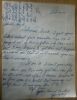 Letter from Joseph to Mary Anne - page 1 of 1 - c1950s